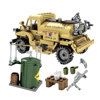 

284pcs WW2 Steel Empires Canada Military Tank Building Blocks Army vehicle Soldier Educational Brick DIY Toys for Children Gift