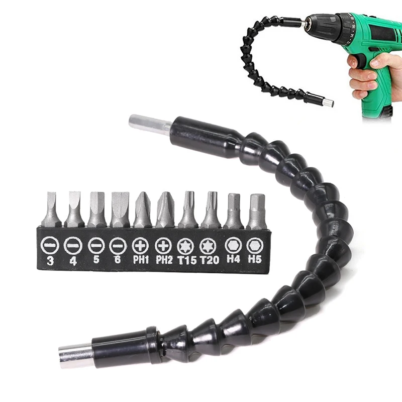 

Flexible Extension Screwdriver Bits Screw Power Drill Connection Tips Flex Adapter Hand Tools