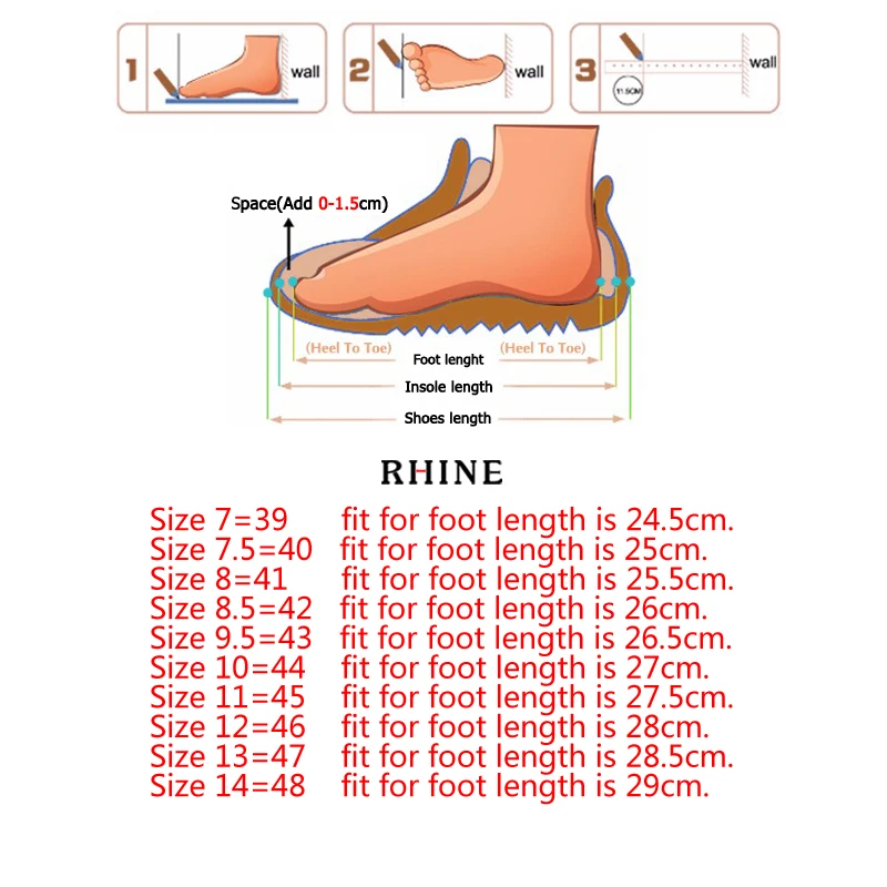 RHINE Men Fashion Boots High Quality Waterproof Ankle Snow Boots Keep Warm Fur Plush Lace-Up Autumn Winter Shoes Plus Size 39~48