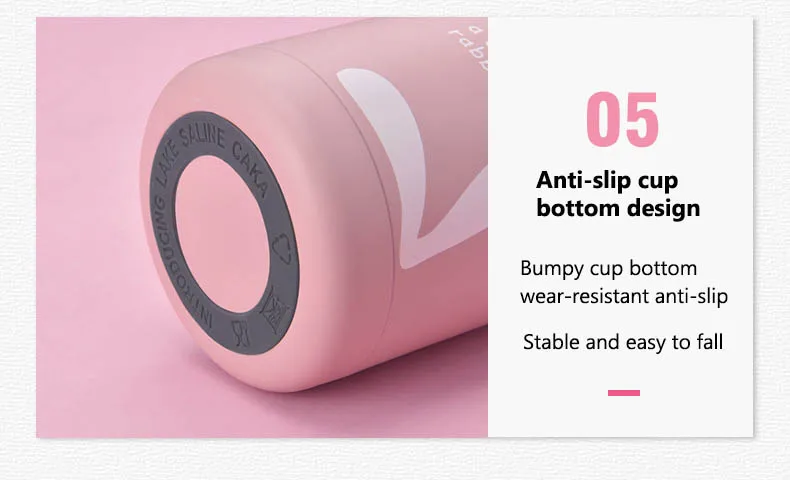 Thermos for Kids Stainless Steel Cute Water Bottle Mini Thermal Cups Flask Coffee Mugs 360ml Tumbler Vacuum Hot Water Drinkware