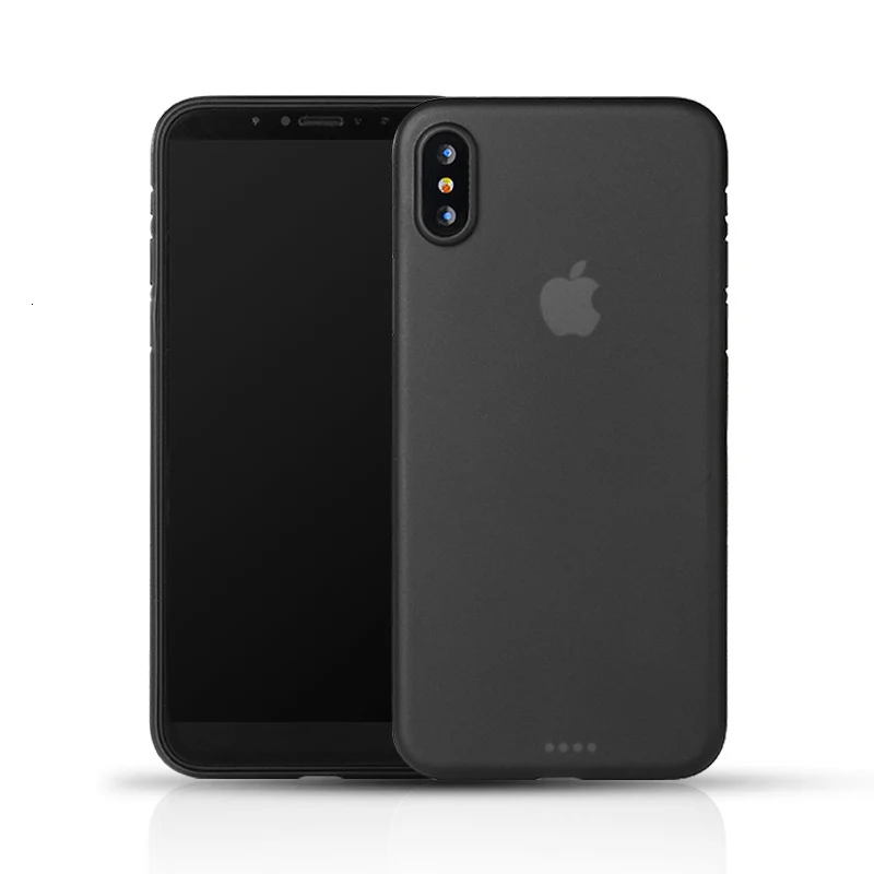 1000 шт чехол для телефона Apple iPhone 11 Pro Max XS XR X 8 7 6 6S Plus SE 5 5S минимальный дизайн матовое покрытие Тонкий чехол