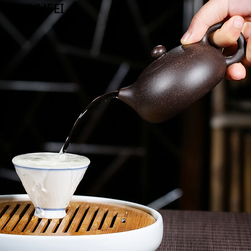 Чайный сервиз Dahongpao oolong чайный из фиолетовой глины 150 мл|Заварники| |