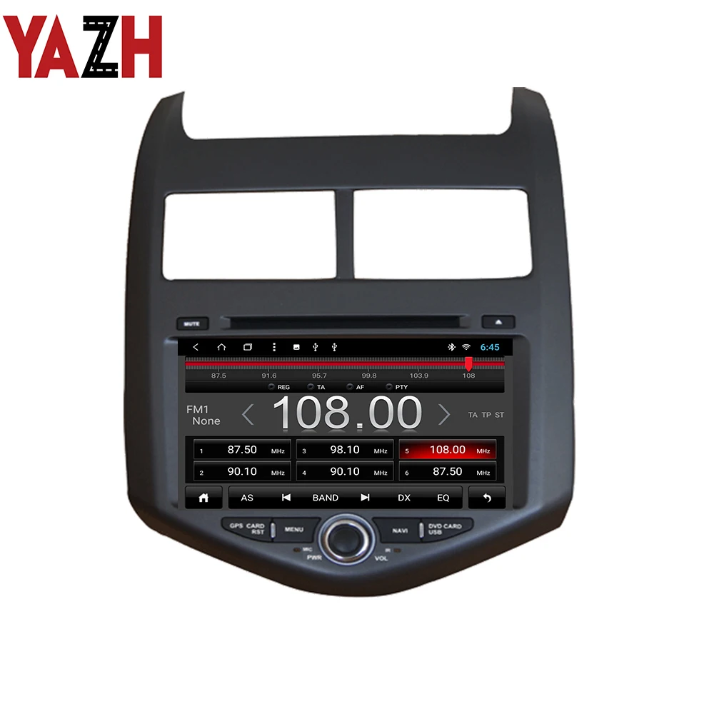YAZH Android 9,0 dvd-плеер автомобиля для Sonic/Aveo/Holden Barina 2011 2012 2013 центральный мультимедийный Радио Видео Navi