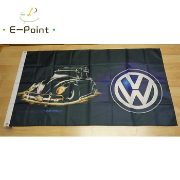 

DON'T SHIP TO USA Flag Volkswagen Beetle 2ft*3ft (60*90cm) 3ft*5ft (90*150cm) Size Christmas Decorations for Home Flag Banner