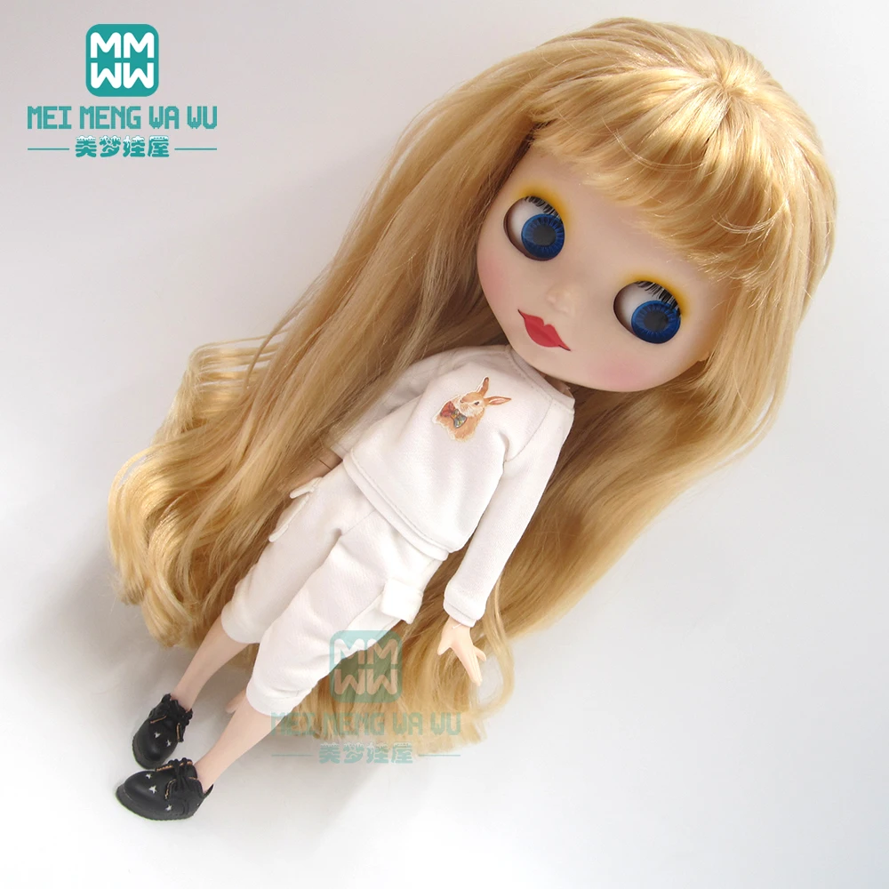 Blyth clothe Модная белая спортивная одежда, повседневные штаны, Белая обувь для Blyth Azone 1/6 аксессуары для кукол