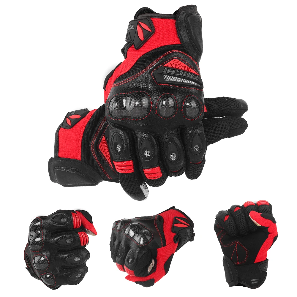 Мотоциклетные Перчатки с сенсорным экраном Luva Motoqueiro Guantes дышащая Защитная Экипировка инструмент короткие нескользящие перчатки для мотокросса
