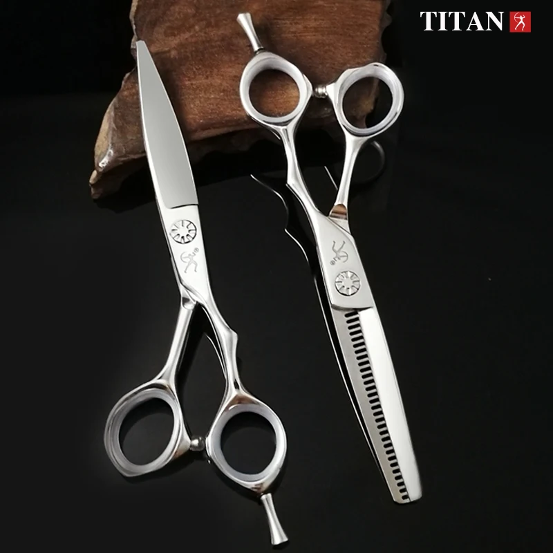 Titan profissional tesoura de cabelo alta qualidade