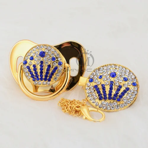 ABCG--8 0-6m BLING all BLING принцесса Корона соска и соска клип красочный уникальный дизайн SGS сертификат Безопасный и уникальный ABCG - Цвет: ABCG--8 0-6m