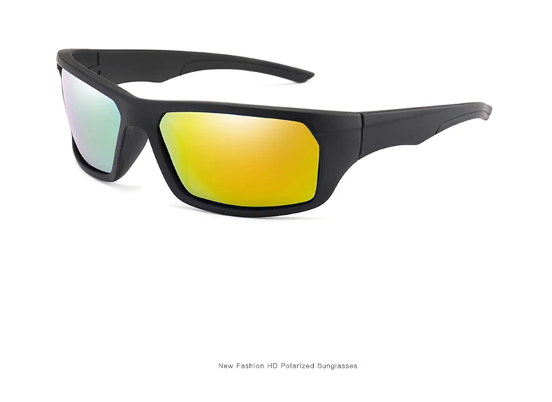 MVBBFJR Спортивные Мужские поляризационные антибликовые женские очки для вождения солнцезащитные очки уличные очки ночного видения квадратные очки UV400