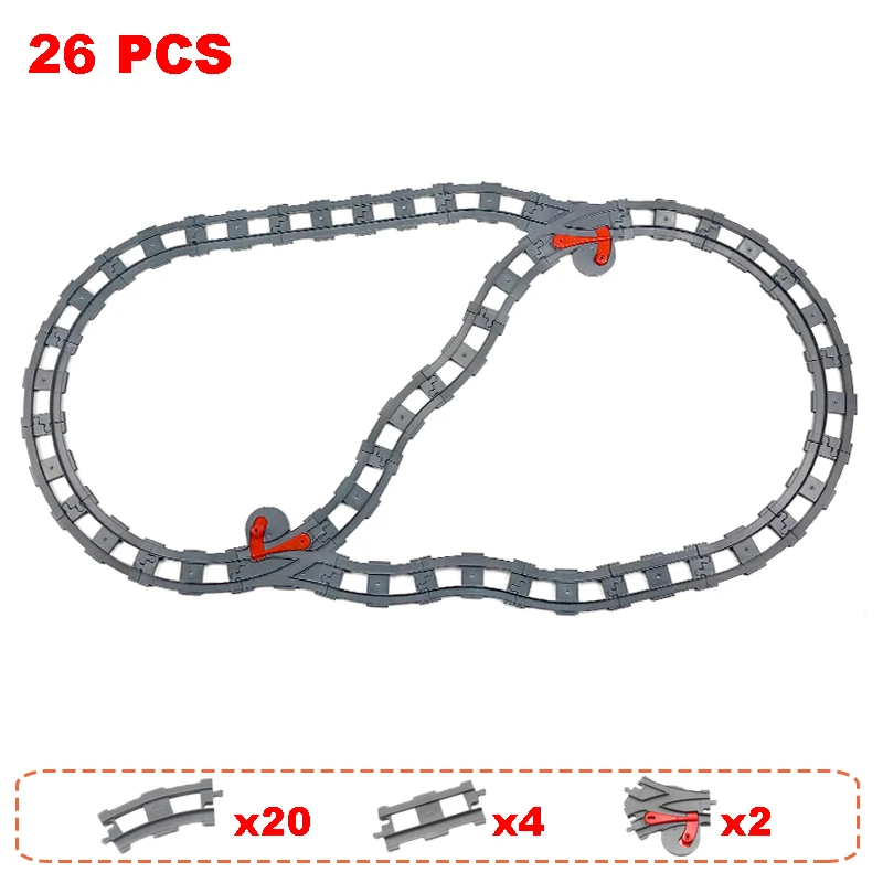 Jumbo Building Blocks Train Set - Interactive Educational Bricks Toy
