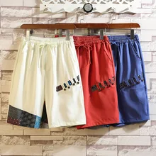 Летняя мода х/Б мужские шорты льняные мужские шорты винтажные уличные мужские Шорты повседневные ретро Harajuku мужские шорты