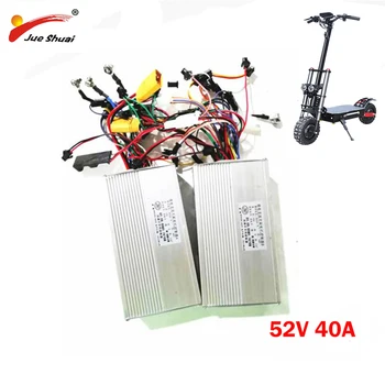 

52V 40A Electric Scooter Controller Set Front Rear DC Controller A B For 52v 2000W/2600W Electric Scooter Patinete Eletrico