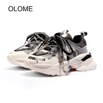 

2020 Spring Shoes Women Thick Bottom Footware Female Leisure Sneakers Ladies Casual Trainers Platform Fashion Brand Chaussures