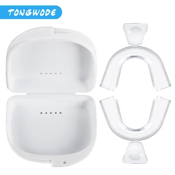 

Tongwode Instant Thermoforming Dental Guard Teeth Fits Most Comfortable False Teeth Upper Fake Tooth Cover Alineador Dental