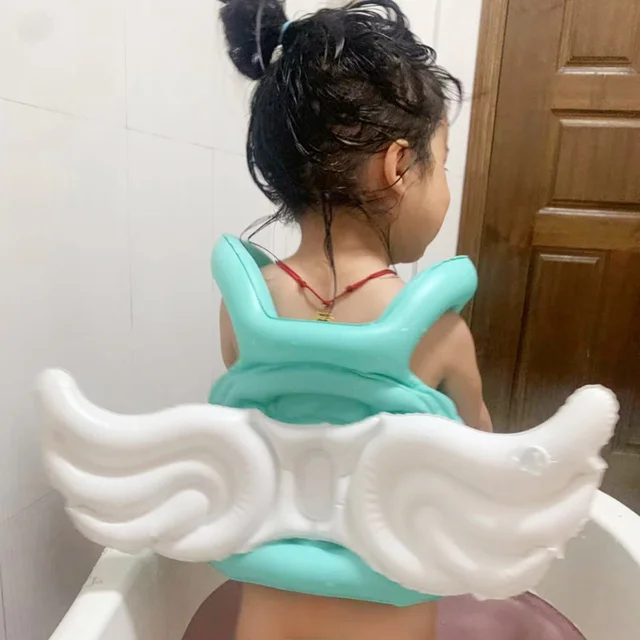 Thickening Children's Angel Wings Inflatable Swimming Vest Baby Swimming Life Jacket 1