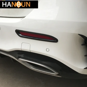 

Car Styling Rear Fog Lamp Frame Decoration Stickers Trim For Mercedes Benz A Class 180 200 2019 Exterior Fog light Grill Decals