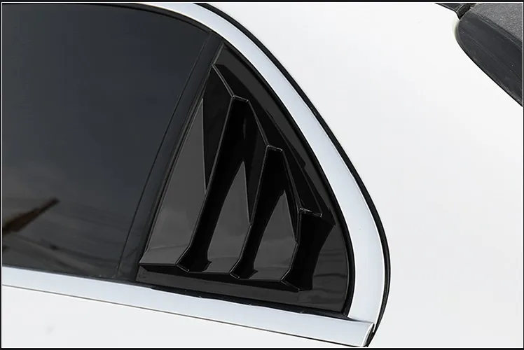

Для Mercedes Benz A Class W176 W177 хэтчбек CLA C Класс W117 C117 W205 Автомобильная задняя дверь Жалюзи Оконная отделка наклейки аксессуары