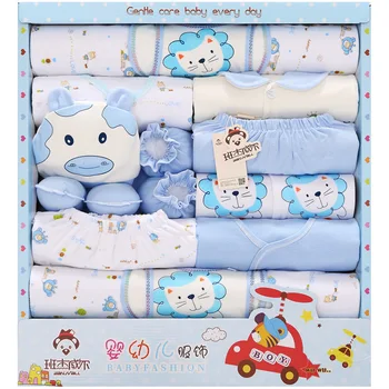 

2020 Autumn Newborn Gift Box Sets 0-3M Newborn Baby Clothes Boy Girl Pure Cotton Unisex Multi-Piece Suit roupas de bebe
