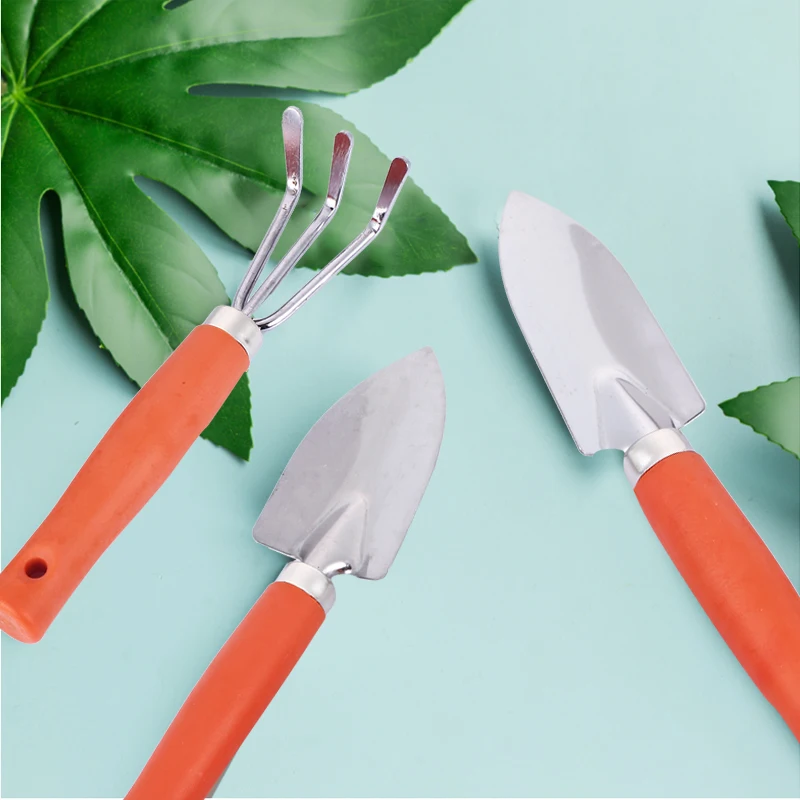 Зеленый прочный Набор инструментов для садоводства в горшках растения Пластиковый Набор садовых инструментов садовая лопата грабли