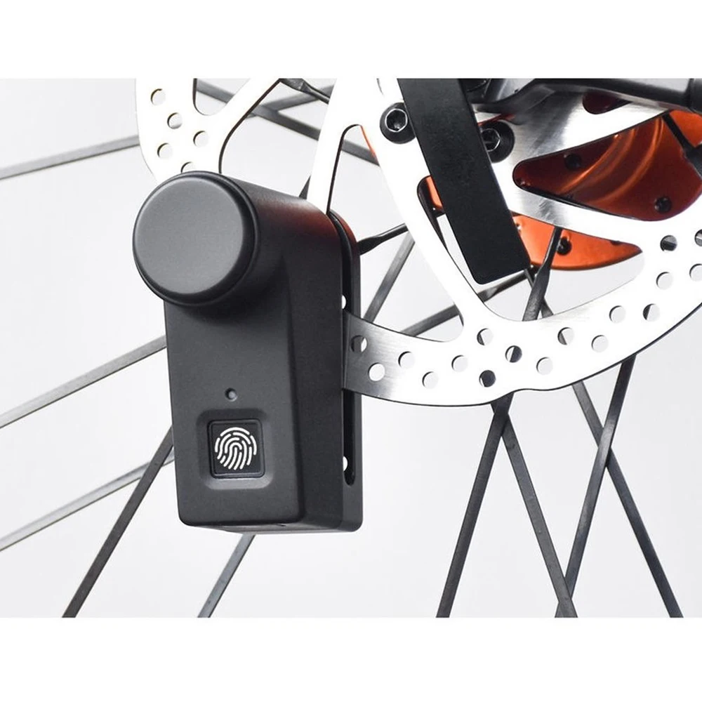Motorcycle Scooter Bicycle Fingerprint Disc Brake Lock Security Anti