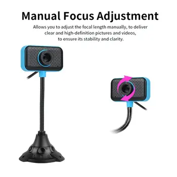 

V1 USB Mini Camera Built-In Microphone High-End Video Call Computer Peripheral Web Camera PC Video Conference Web