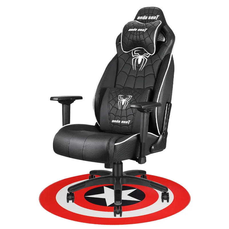 Высокое Качество игровой стул эргономичное компьютерное кресло якорь домашнее кафе игра конкурентоспособных мест офисное кресло - Цвет: Black spiderman