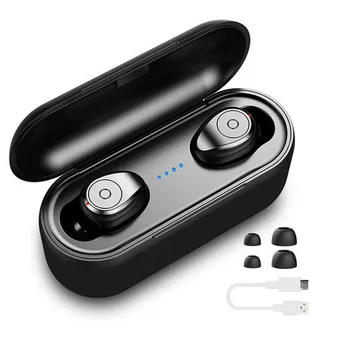

Wireless Earphones In Ear Stereo Earbuds Invisible For Outdoor Bluetooth 5.0 With Charging Case 1 Pair