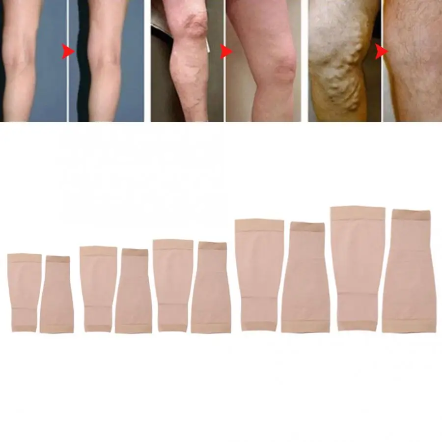 Slimming Compression Socks 20-32mmHg Pressure Calf Socks Varicose Veins Health Care Skin Tone Fat Burner