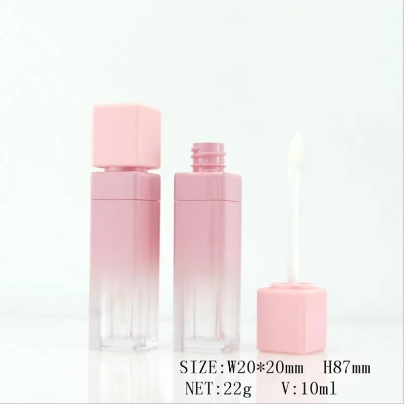 pink tube Пустая бутылка для губ блеск для губ трубчатый контейнер для бутылок пустая трубка для блеска для губ бальзам для губ в тюбике губная помада - Цвет: pink tube