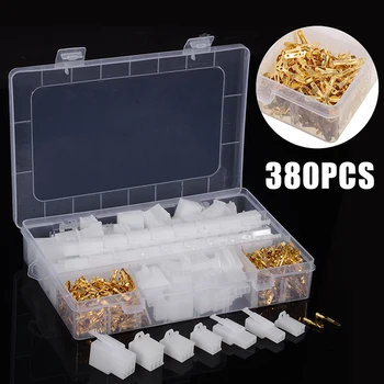 

380pcs Electrical Wire Terminal 2.8mm 2/3/4/6 Pin Car Electrical Wire Terminal Connector Auto Terminals Male Female Terminals