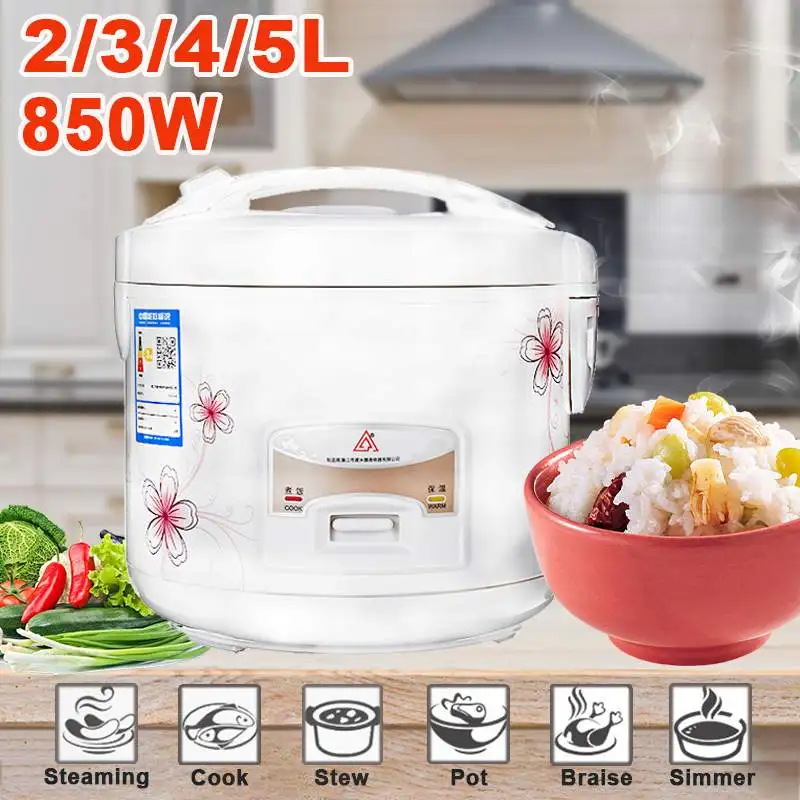 

Home Electric Rice Cooker 2/3/4/5L Alloy Cast Iron Heating Pressure Cooker Soup Cake Maker Multicooker Kitchen Appliances