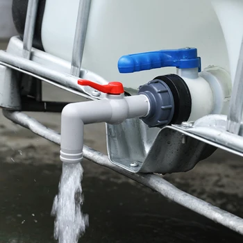 

Garden Hose Faucet Connector Easy Use Water Tank Adapter Household PP S60X6 Corrosion Resistance No Leakage Replacement Parts