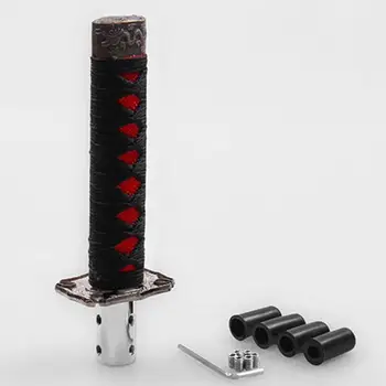 

Automobile Refitting Gear Head Automobile Parts Generic Black Red Shift Handle Warrior Gear Shift Knob