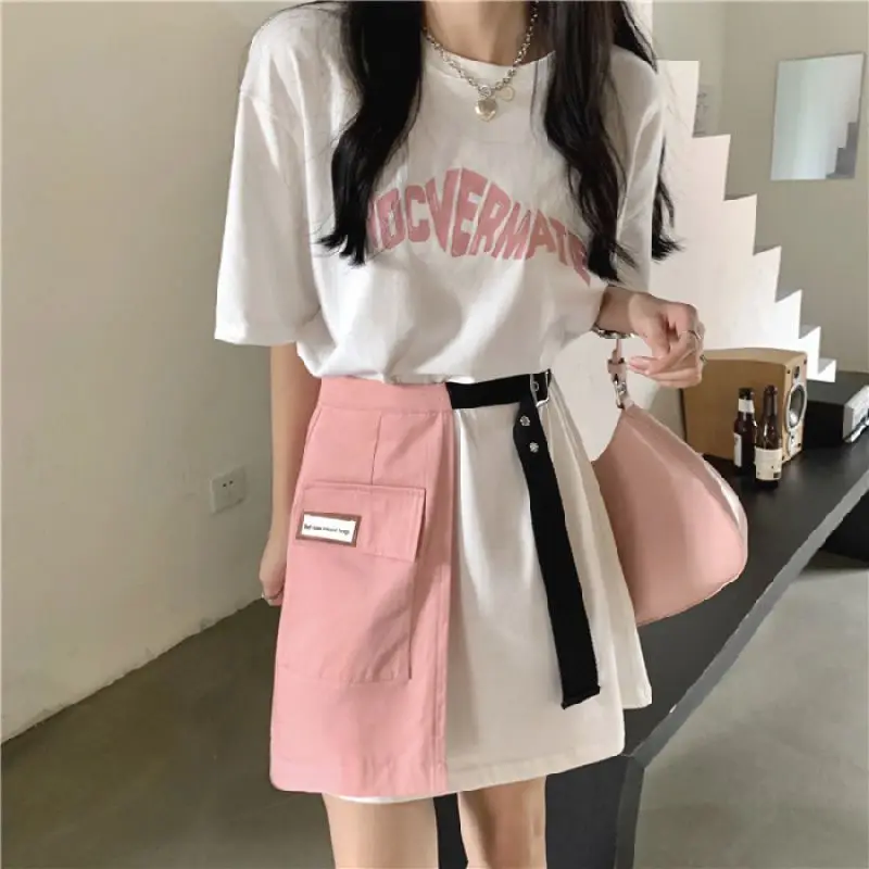 Kids Clothing Set Kids T Shirt Girls Clothing Set Boys Clothing Set Kids Sweatshirt Set 15 16 17 18 Years Old Kid Teens Summer Student Kid Child Set Women O-neck T-shirt Dress Casual Short Sleeve Dress Outfits Suit