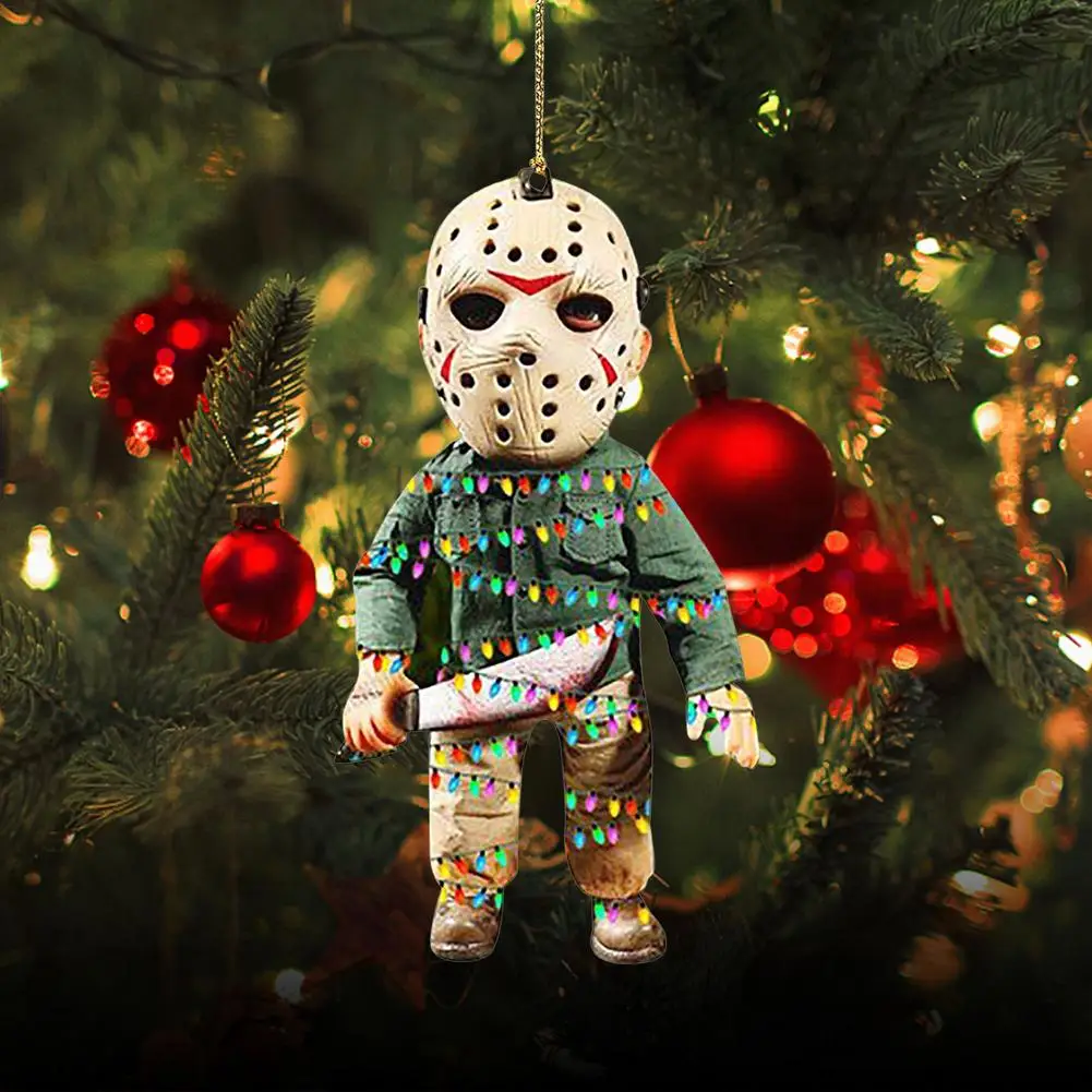 Horror Christmas Ornaments Halloween Christmas Doll Pendants Nightmare Gnome Doll Decoration For Christmas Halloween Tree Sma Ornaments Aliexpress