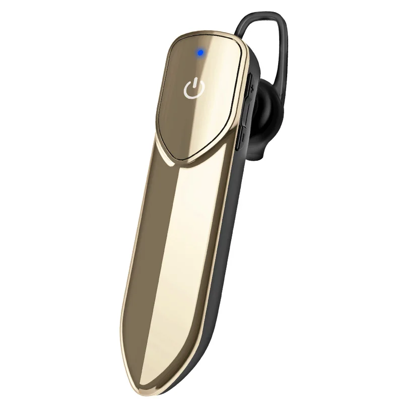 KEBIDU Bluetooth наушники с микрофоном свободные руки беспроводные наушники спортивные водонепроницаемые беспроводные наушники Bluetooth 4,2 - Цвет: Золотой