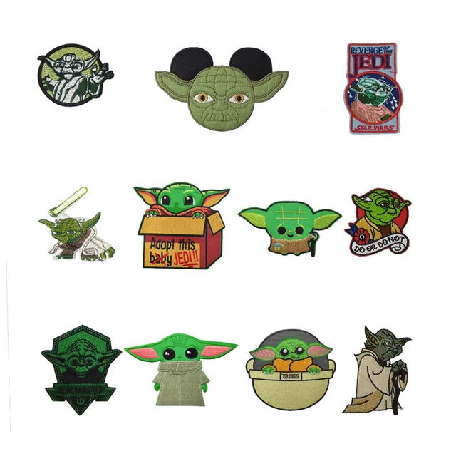 Star Wars Baby Yoda Mandalorian Iron On Embroidered Clothes Patches For  Girl Woman Clothing Stickers Garment