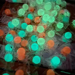 Boules adhésives lumineuses brillent dans la nuit, utilisées au plafond, boules sphériques fixées au toit, jouet TPR de décompression 