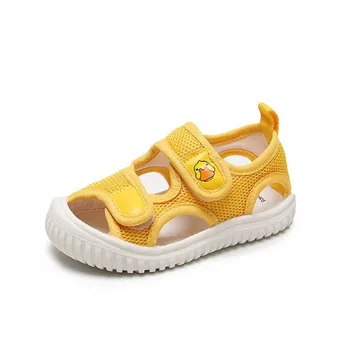 

Kids Shoes Casual Children Kids Sandals Baby Boy Closed Toe Summer Beach Sandals Flat Breathable Mesh Slip-On Shoes