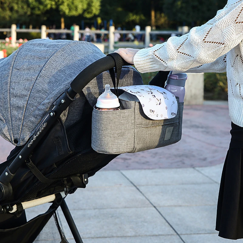 Baby Stroller Organizer Cup Holder Stroller Bag Baby Car Bag Trolley Bag Large Capacity Travel Baby Stroller Accessories Baby Strollers expensive