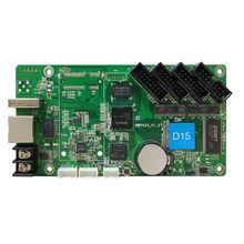 HD-D15 Async светодиодный контроллер, 640*64 HUB75, дверная Перемычка полноцветный, крыша такси, автобус рекламный экран специальный контроллер