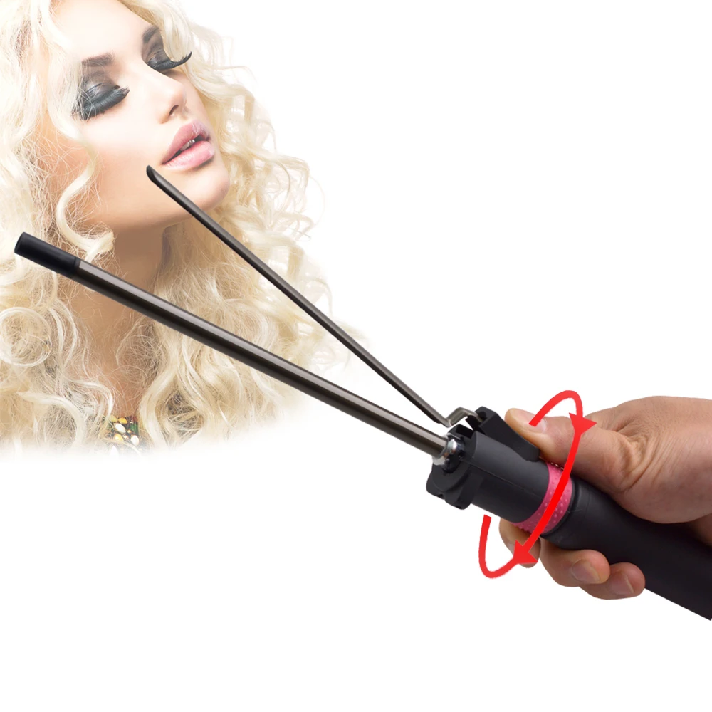 Professional 9 mm Hair Curler Ceramic coating curling iron Wand curler hair curling irons small men's hair curler iron