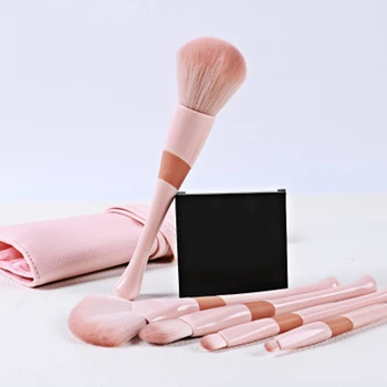 

Hot 8Pcs/set Makeup Brushes Powder Brush Synthetic Makeup Brush Beauty Tools for Blending Foundation Powder Eyeshadow CNT 66