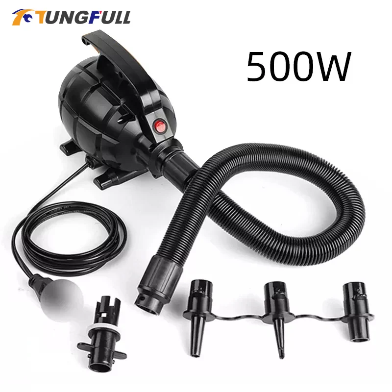 Bomba de ar Elétrica Compressor de ar Elétrica Pista de Queda de ar Ginástica Bomba Esteiras Bomba de ar Plug ue 800l Min 220v