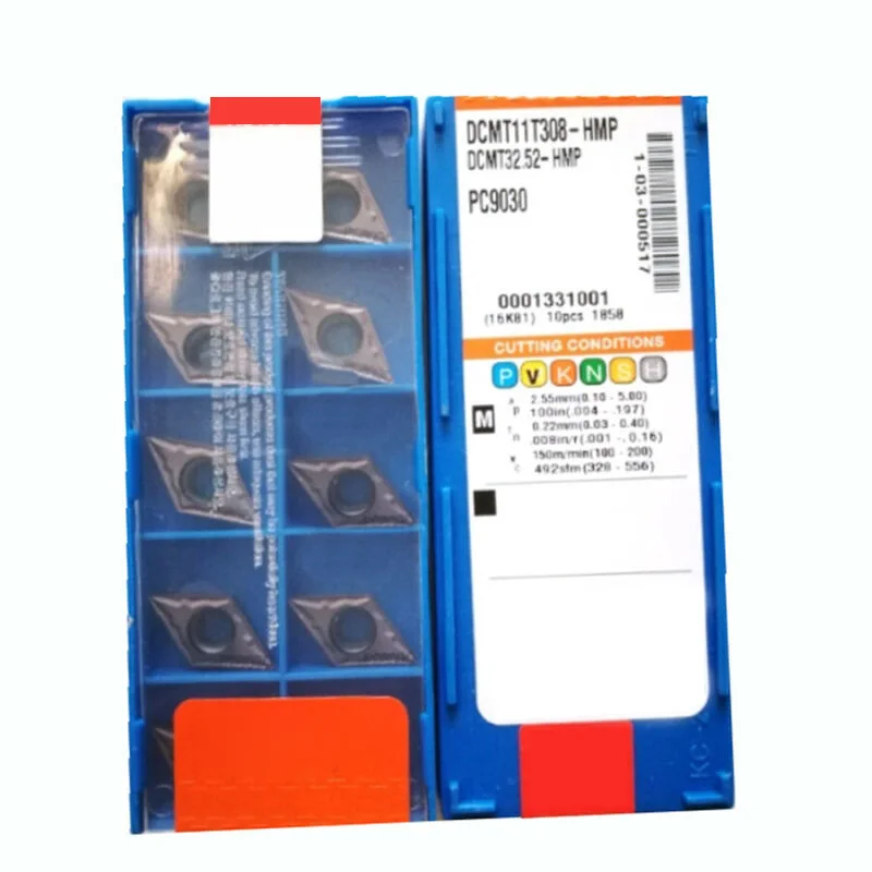 10* DCMT11T308-HMP PC9030 твердосплавный резак с ЧПУ для металлообработки