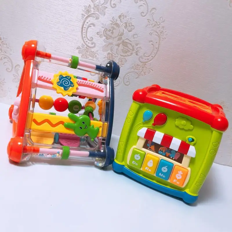 

Large J Small D Recommended Grip Baby Infant Training Toy 9 Tripod Flipping Unisex 7 Rattle 6-8- 12 Month