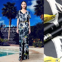 118 см атласная шелковая ткань с принтом МЕТР 19 мм мягкий шелк стрейч атласная ткань спандекс шелковая ткань для платья оптом ткань