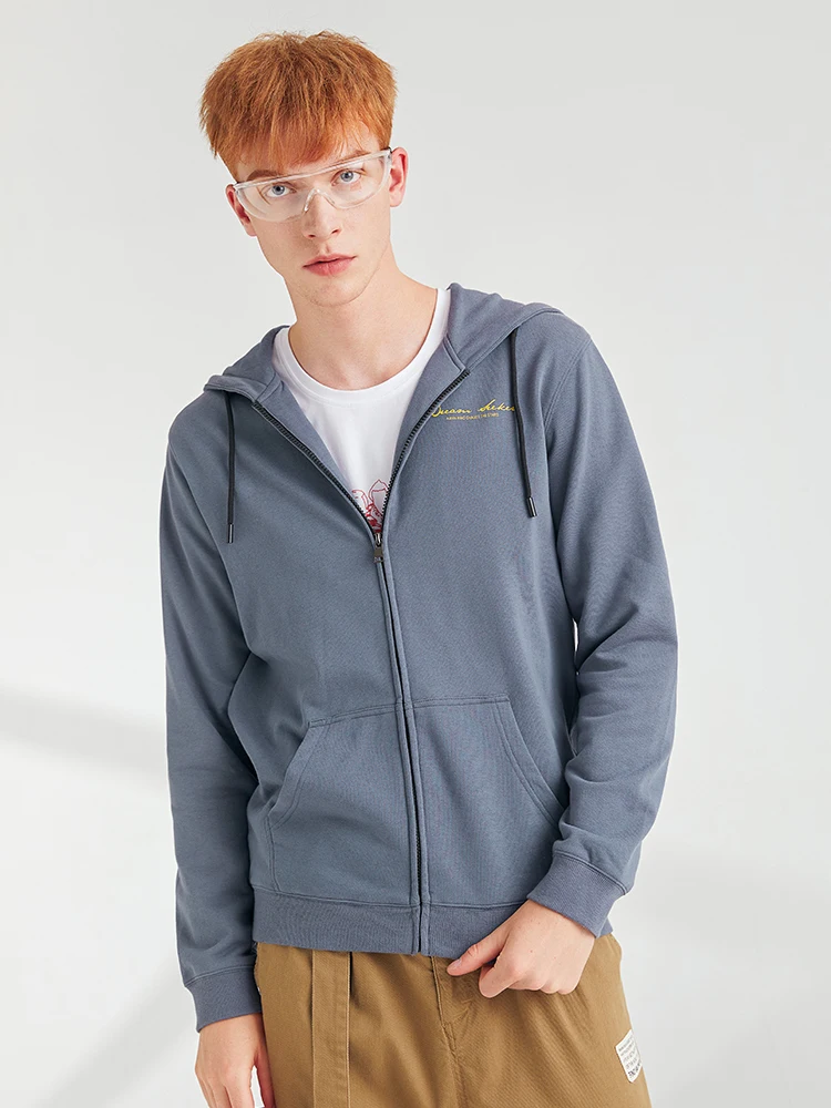 Pioneer Camp модные оранжевые толстовки для мужчин на каждый день на молнии осень Homme Youth Black толстовка с капюшоном AWY908168