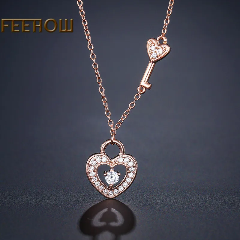 FEEHOW ювелирные изделия для лучших друзей головоломка BFF ключ замок компас Чи