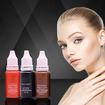 

Eyebrow & Lip Permanent Makeup Tattoo Ink Brand Micro Pigment Lasting Long 15ml Cosmetics Supplyink